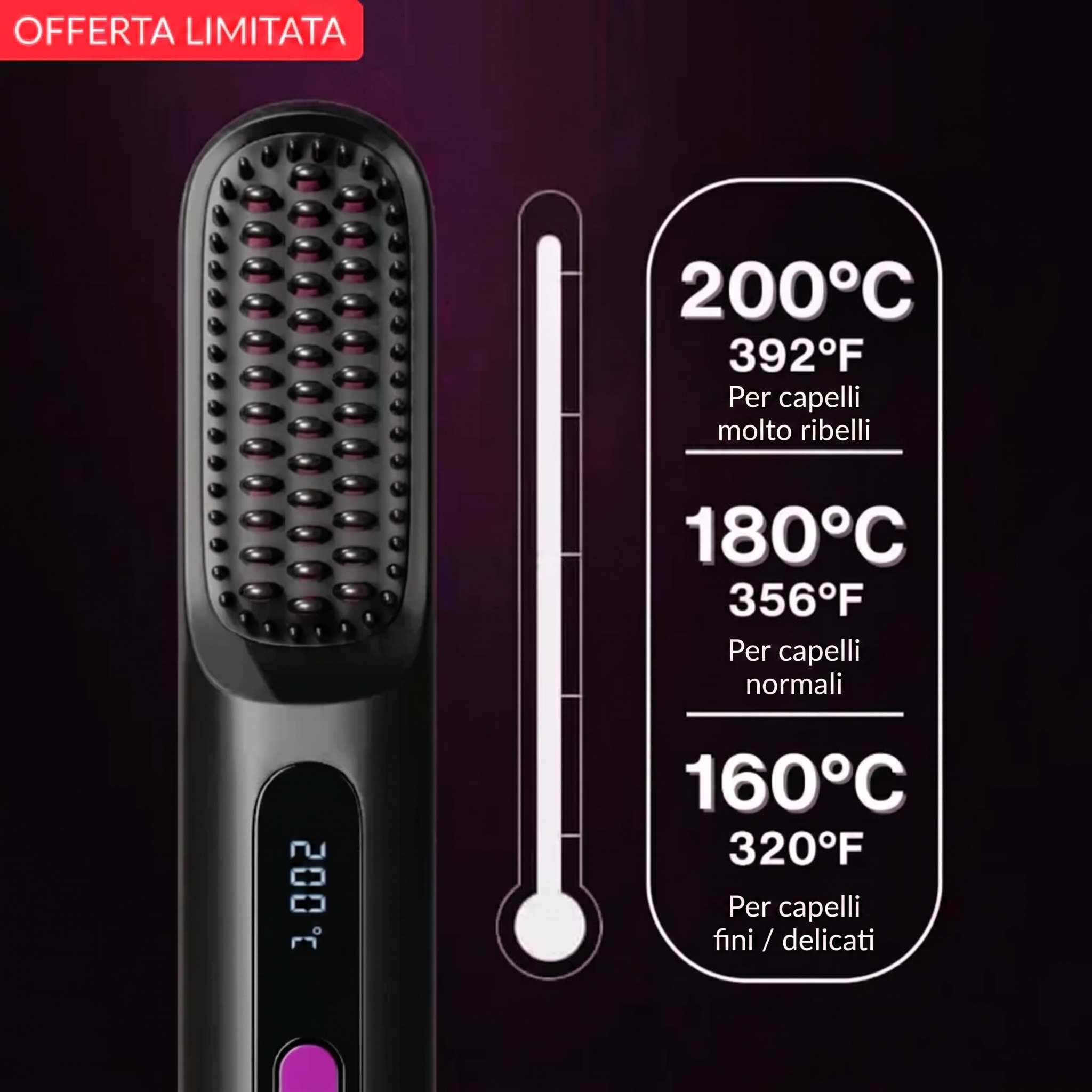Capelli lisci e pettinati in meno di 5 minuti